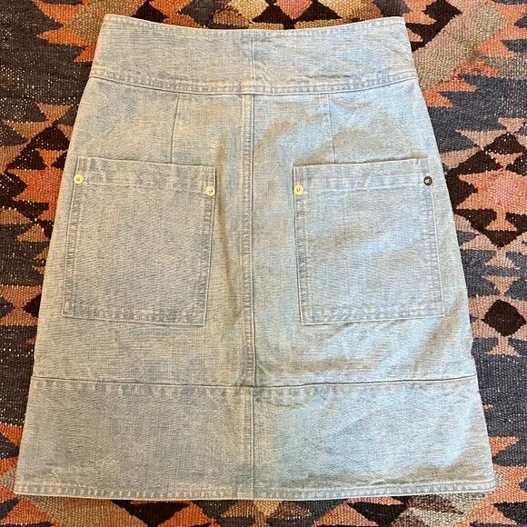 Isabel Marant Short Denim A-line Skirt