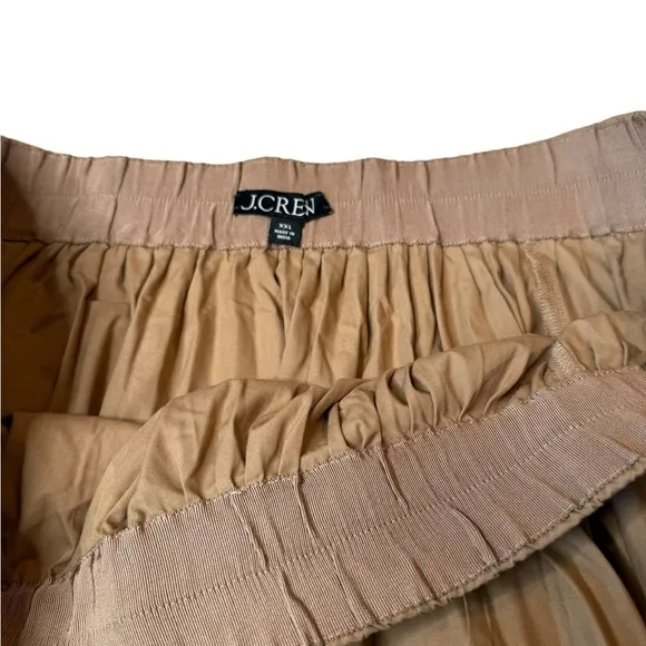 J. Crew Collection Gwyneth Full Pleated Maxi Skirt Size XXL Stretch Waist