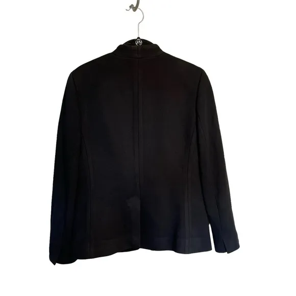 J. Crew Going Out Blazer cotton stretch twill black size 6