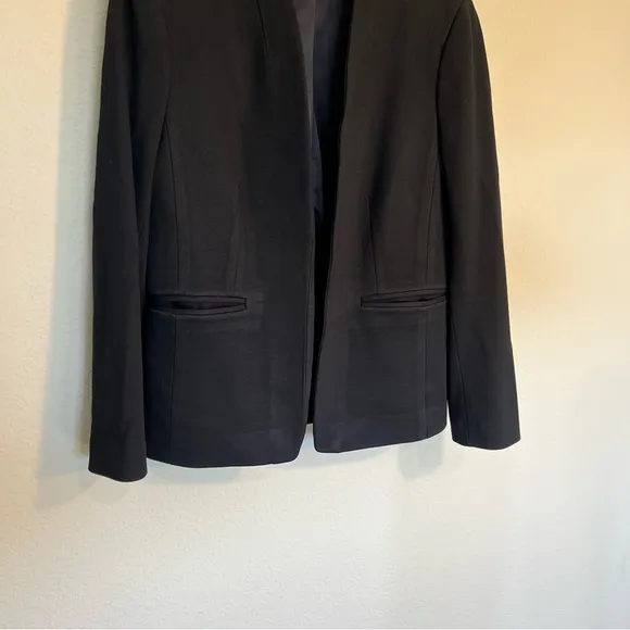 J. Crew Going Out Blazer cotton stretch twill black size 6