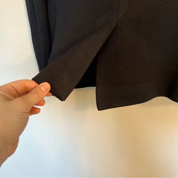 J. Crew Going Out Blazer cotton stretch twill black size 6