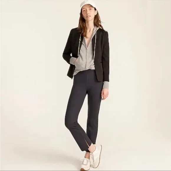 J. Crew Going Out Blazer cotton stretch twill black size 6