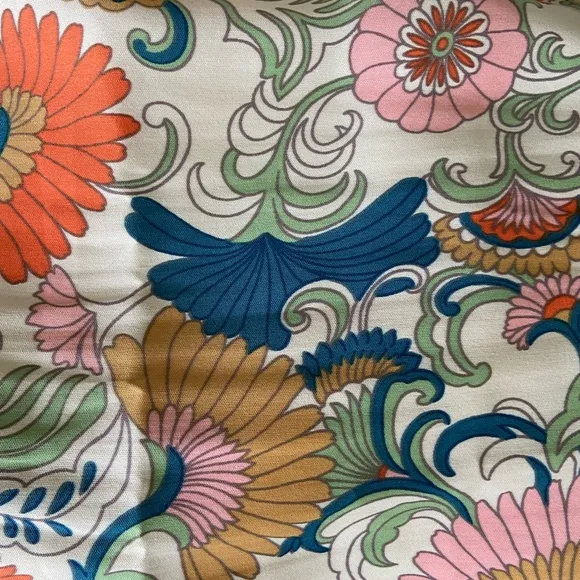 J. Crew Tie Waist Ornate Skirt
