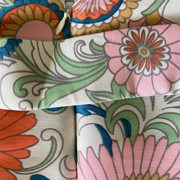 J. Crew Tie Waist Ornate Skirt