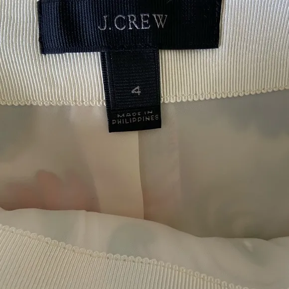 J. Crew Tie Waist Ornate Skirt