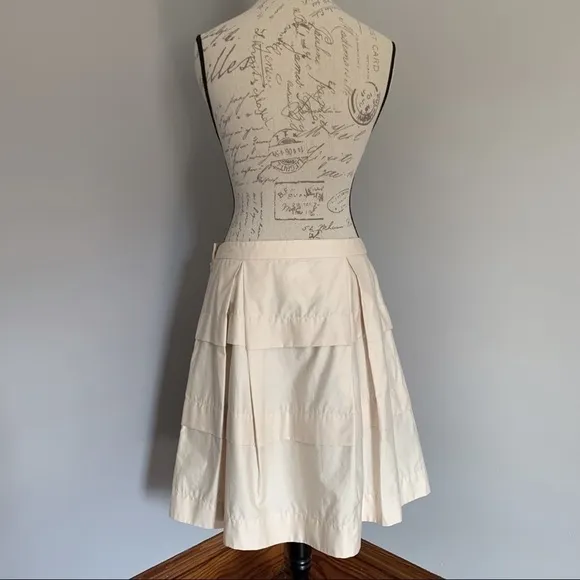 J.crew Cotton Sateen Gateau Skirt - Champagne