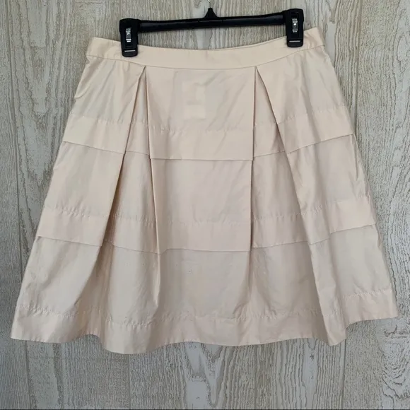 J.crew Cotton Sateen Gateau Skirt - Champagne