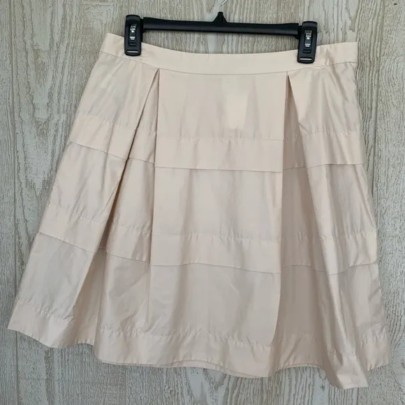 J.crew Cotton Sateen Gateau Skirt - Champagne