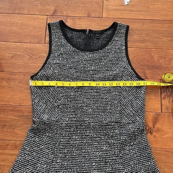 J.crew Knit Tweed Fit and Flare Sleeveless Dress Size 12