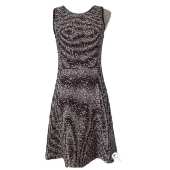 J.crew Knit Tweed Fit and Flare Sleeveless Dress Size 12