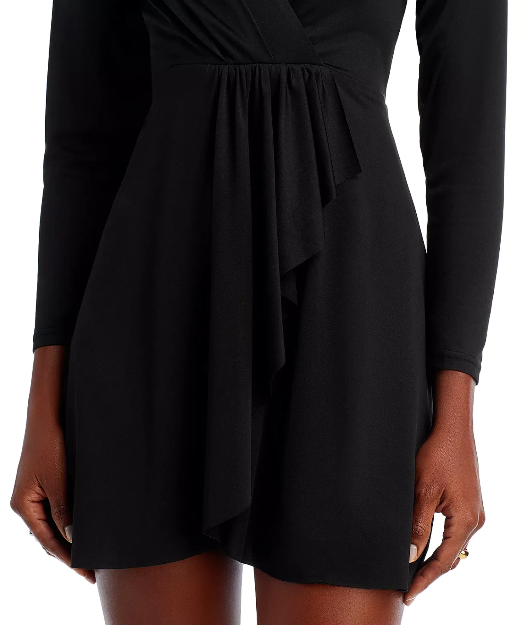 Jersey Wrap Mini Dress
