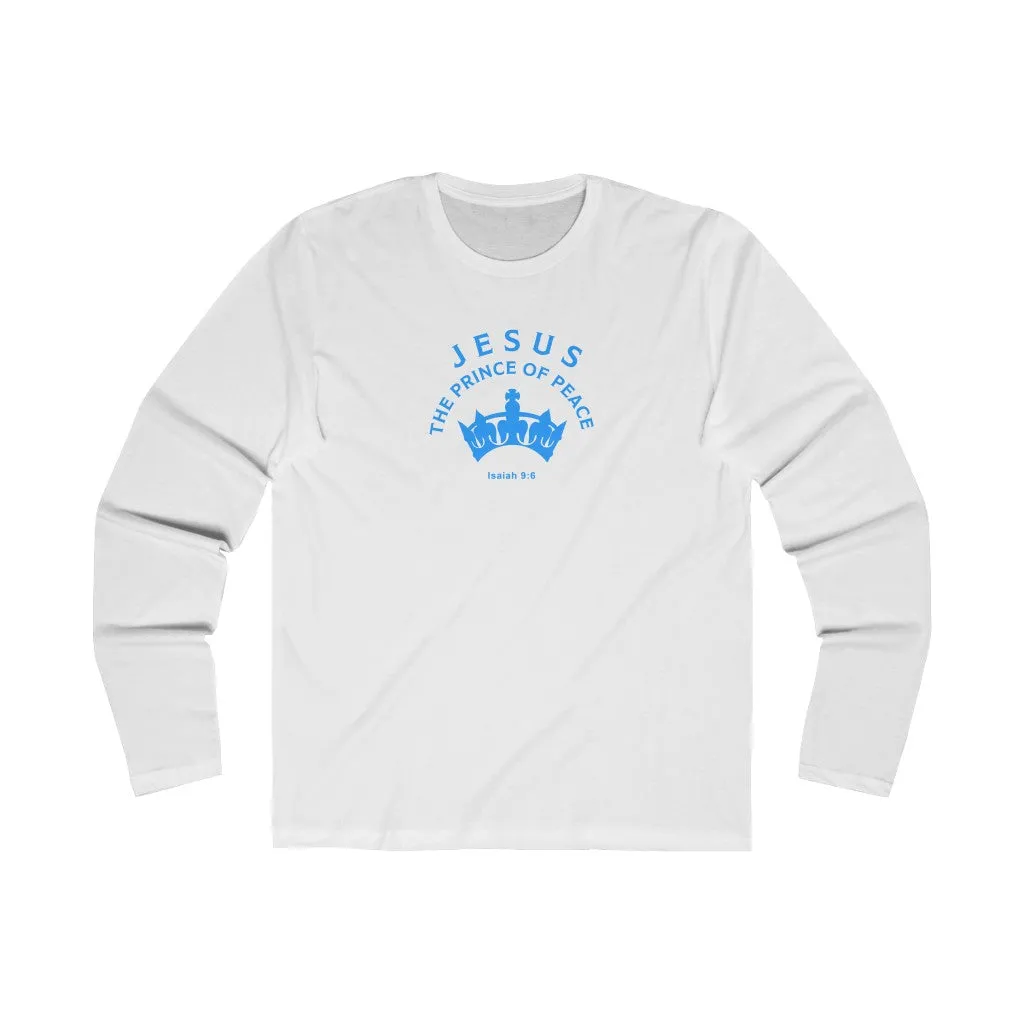 Jesus Prince of Peace Men's Long Sleeve Crew Tee