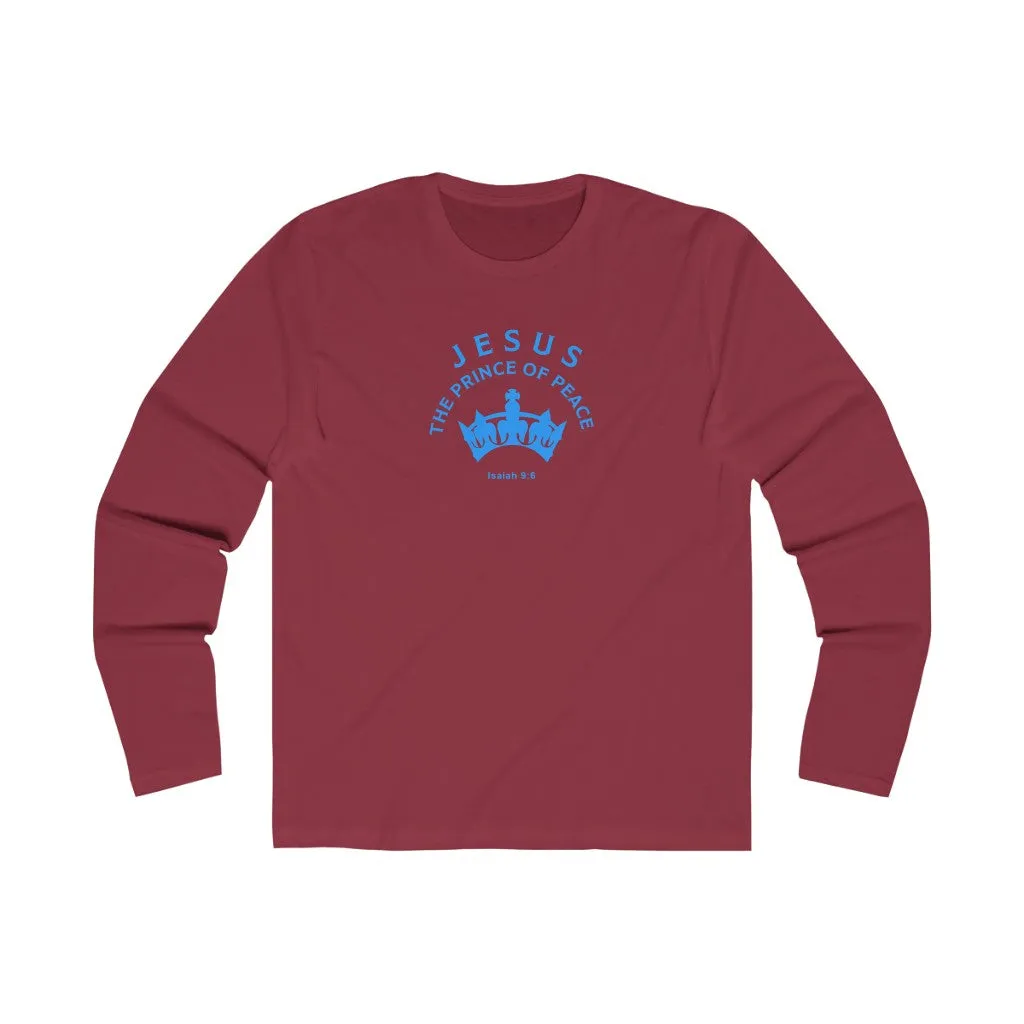 Jesus Prince of Peace Men's Long Sleeve Crew Tee