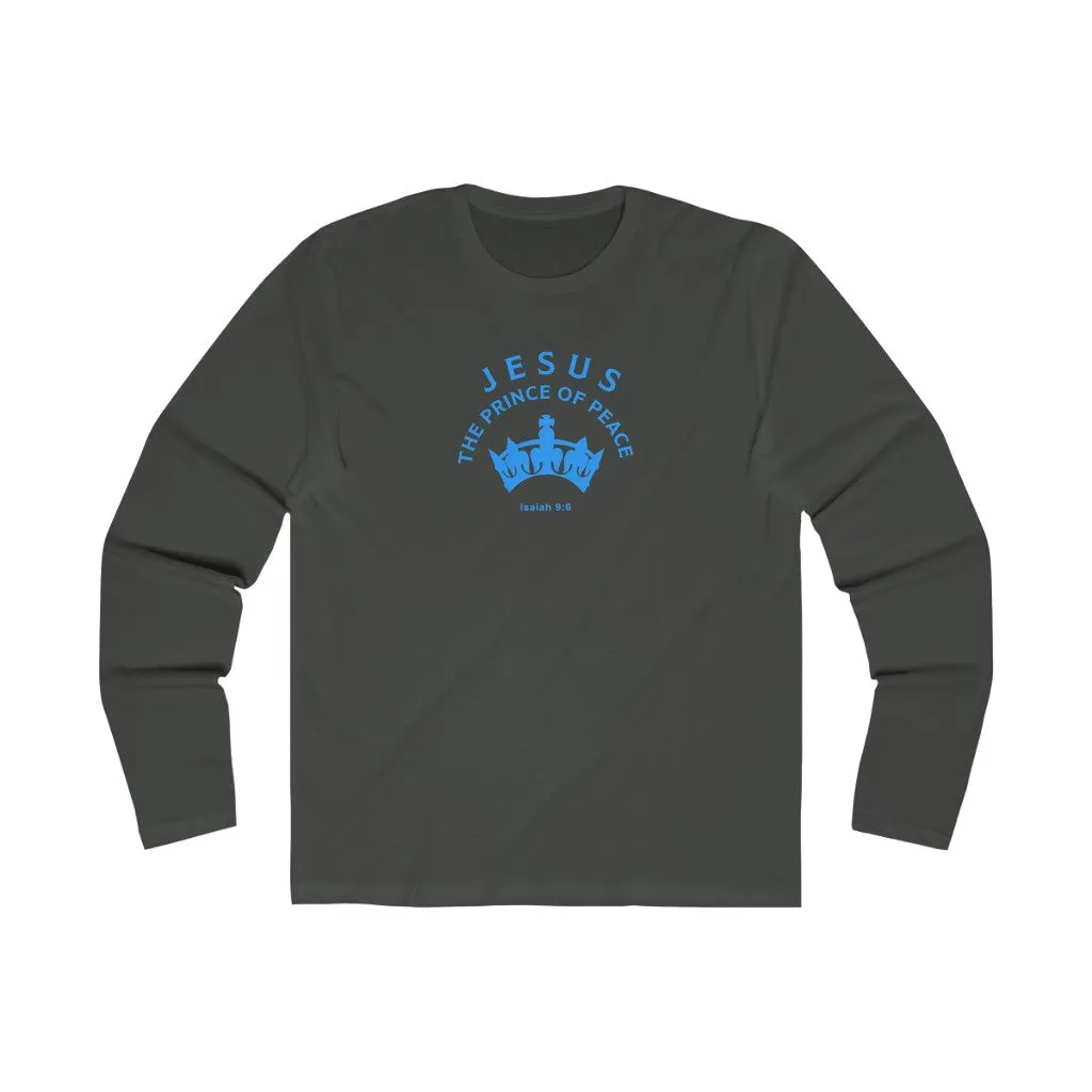 Jesus Prince of Peace Men's Long Sleeve Crew Tee