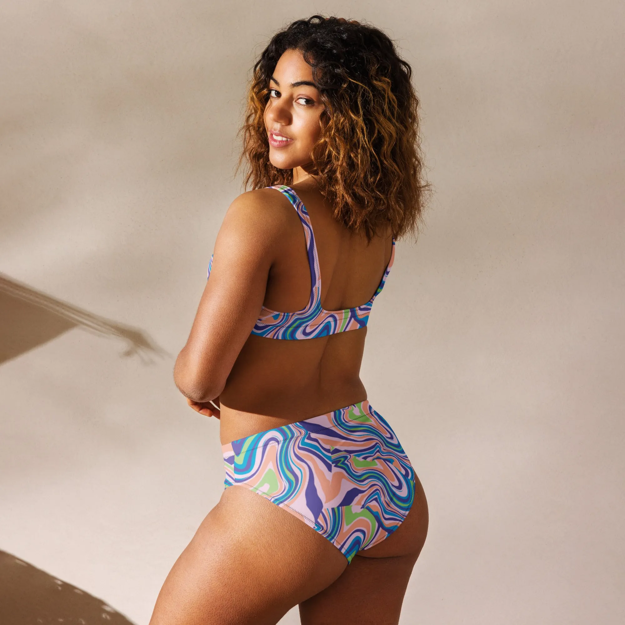 Jolly Recycled high-waisted bikini
