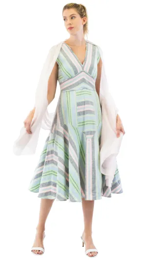 Jordan Dress - Pastel Stripe