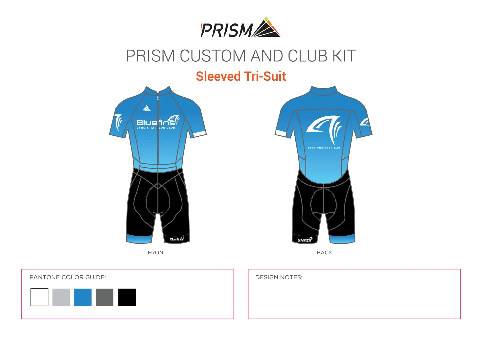 Juniors Endurance Single Piece Sleeved Tri-Suit