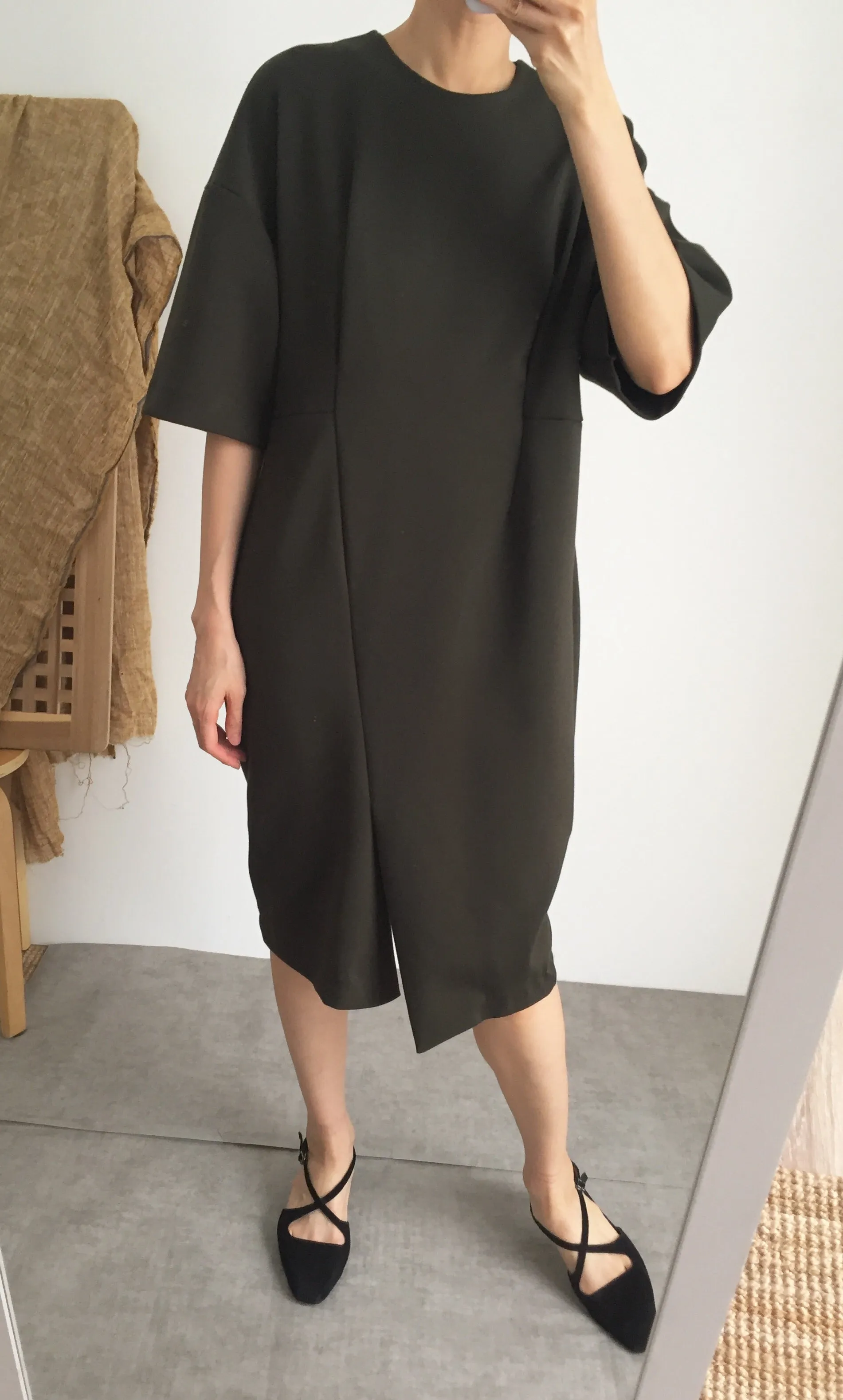 KAMIKO DRESS ｛ONE SIZE ONLY, only olive left ｝