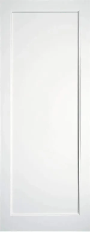 Kenmore White Primed Single Panel Door 80x32