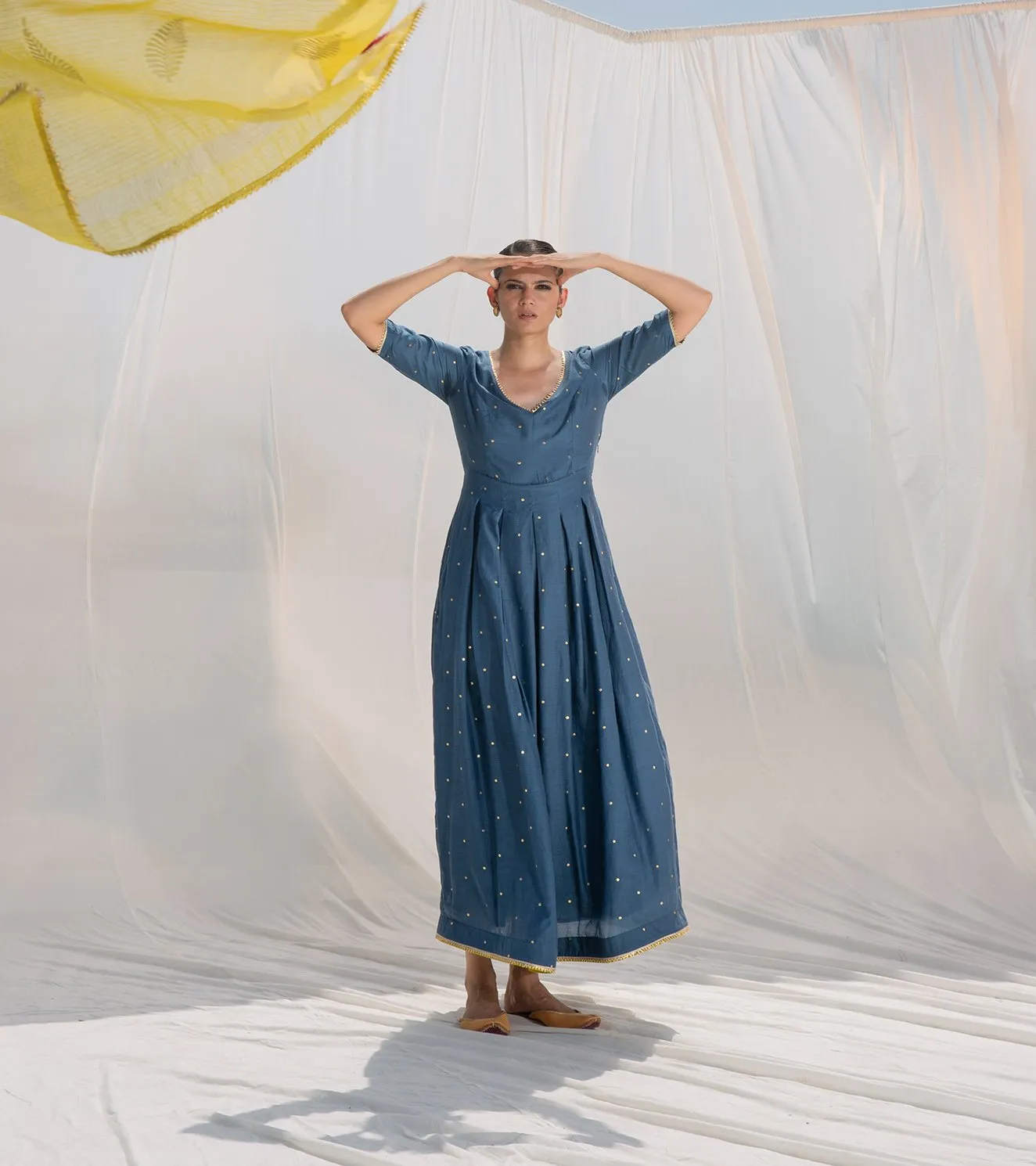Khara Kapas   I   Devnaagri Long Dress