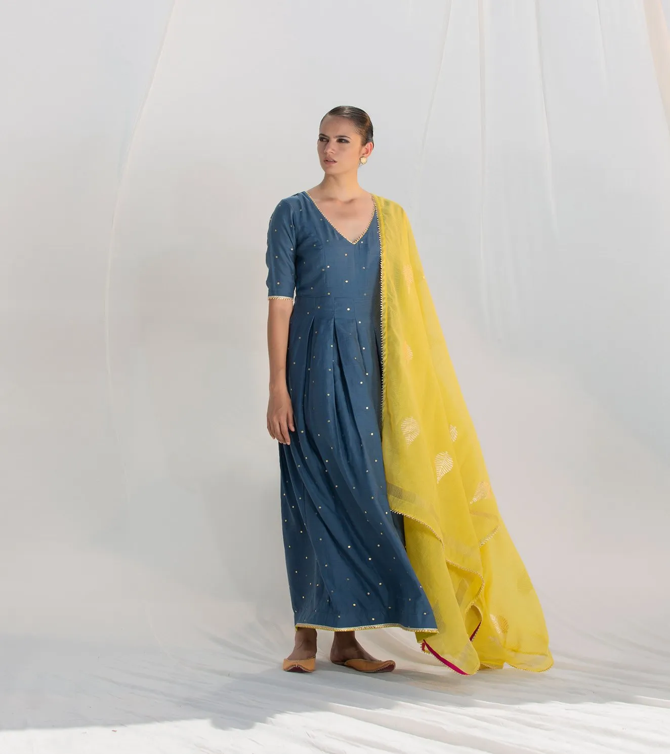Khara Kapas   I   Devnaagri Long Dress