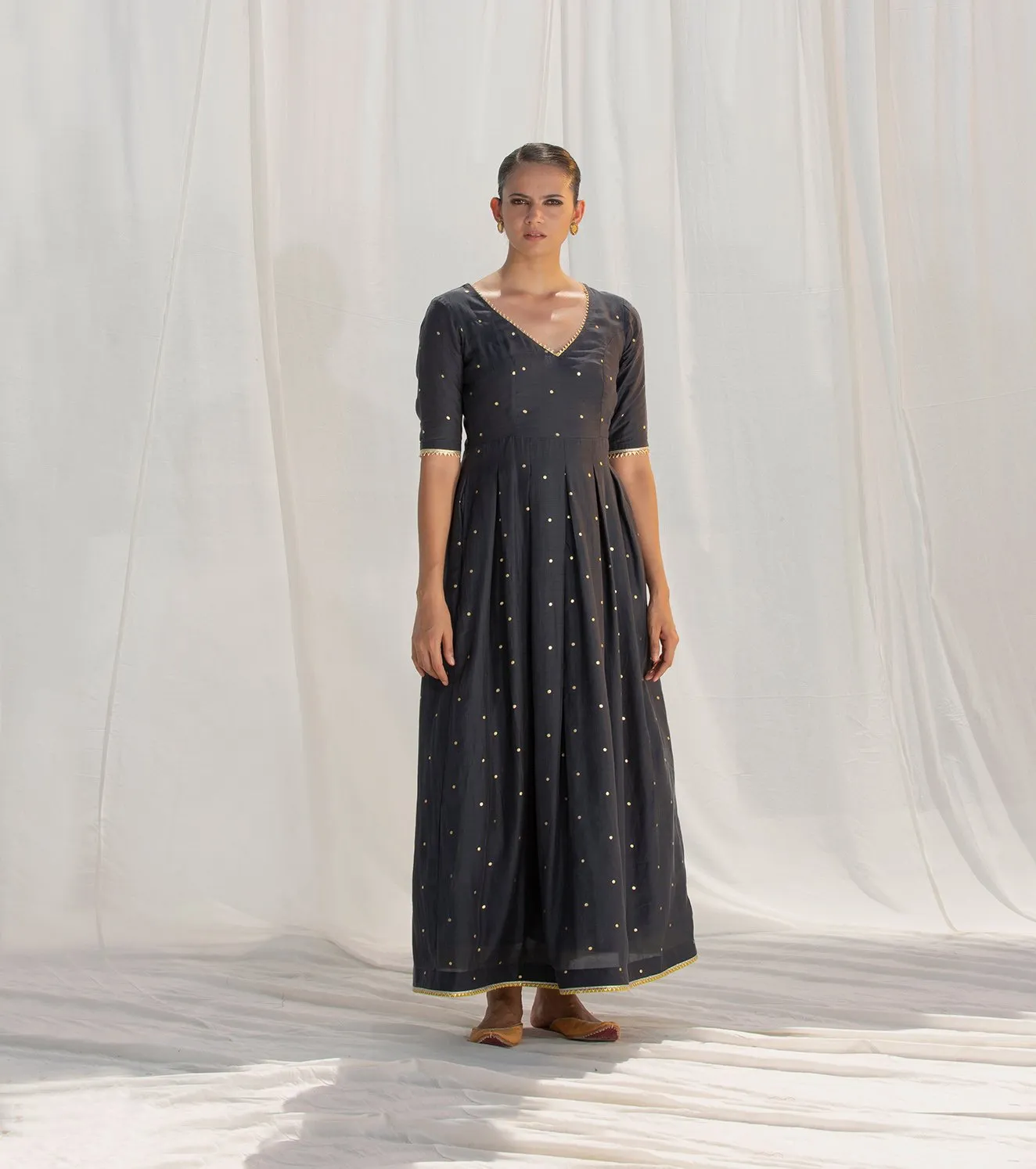 Khara Kapas   I   Jhoomar Long Dress