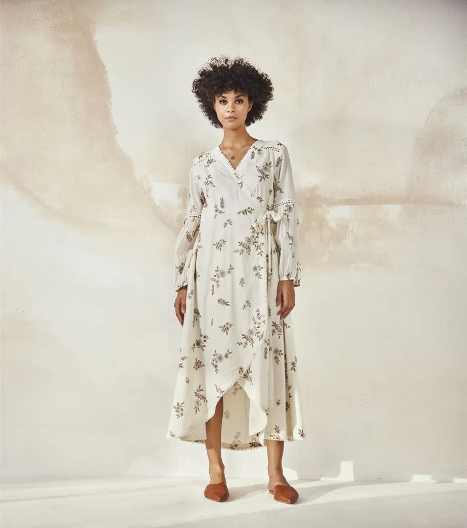 Khara Kapas  I  Portland White Ikigai Dress