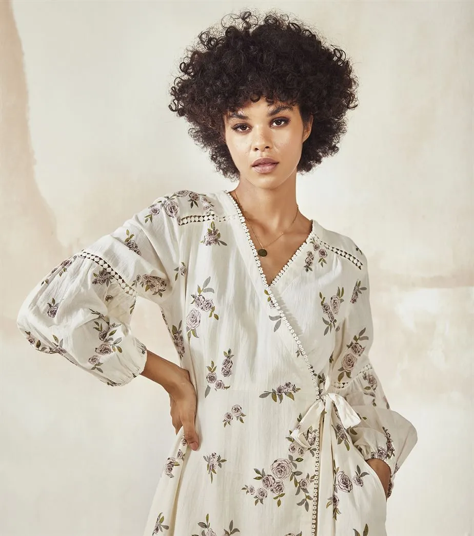 Khara Kapas  I  Portland White Ikigai Dress