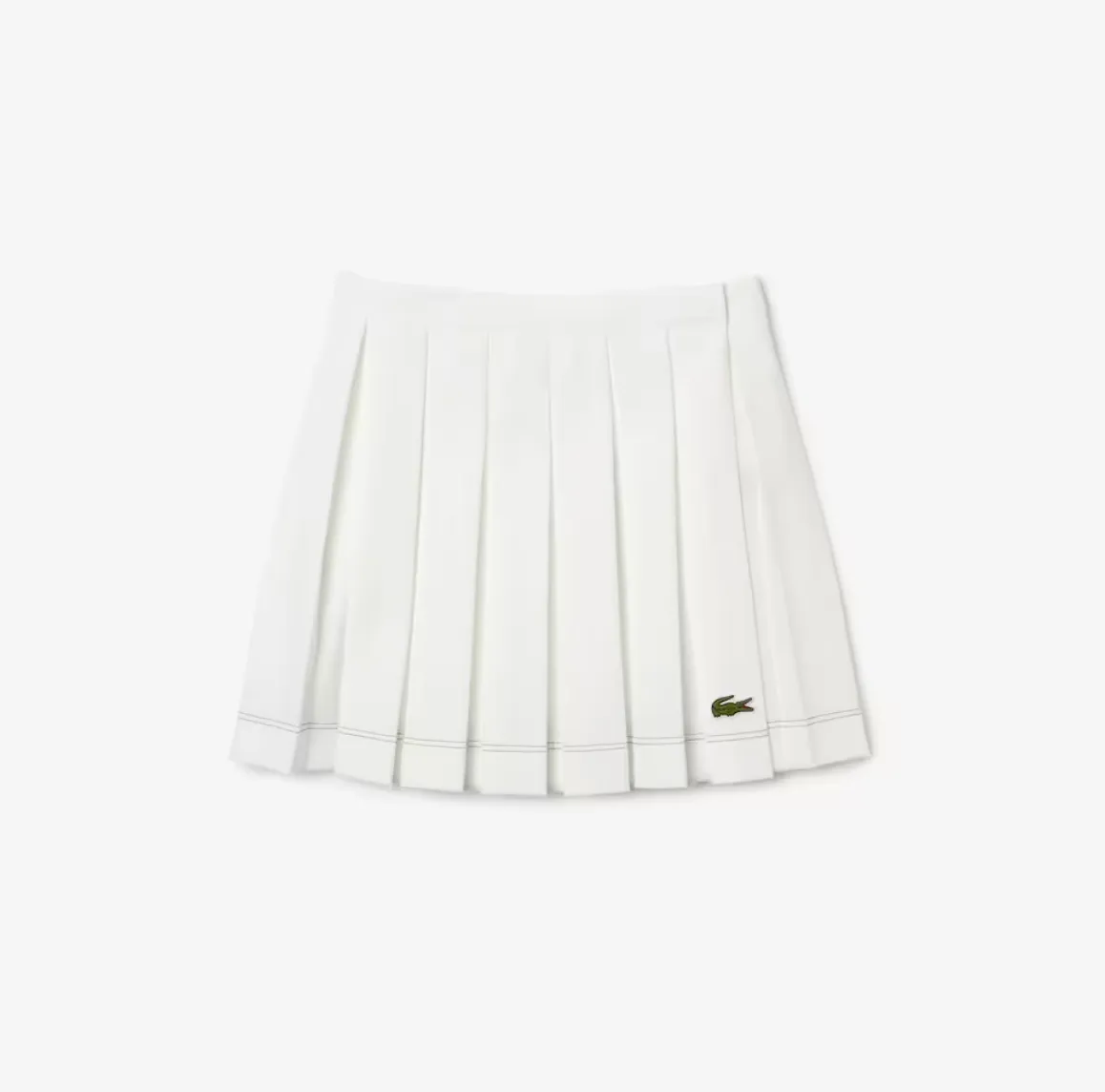 Lacoste Women’s Héritage Flared Cut Twill Pleated Skirt