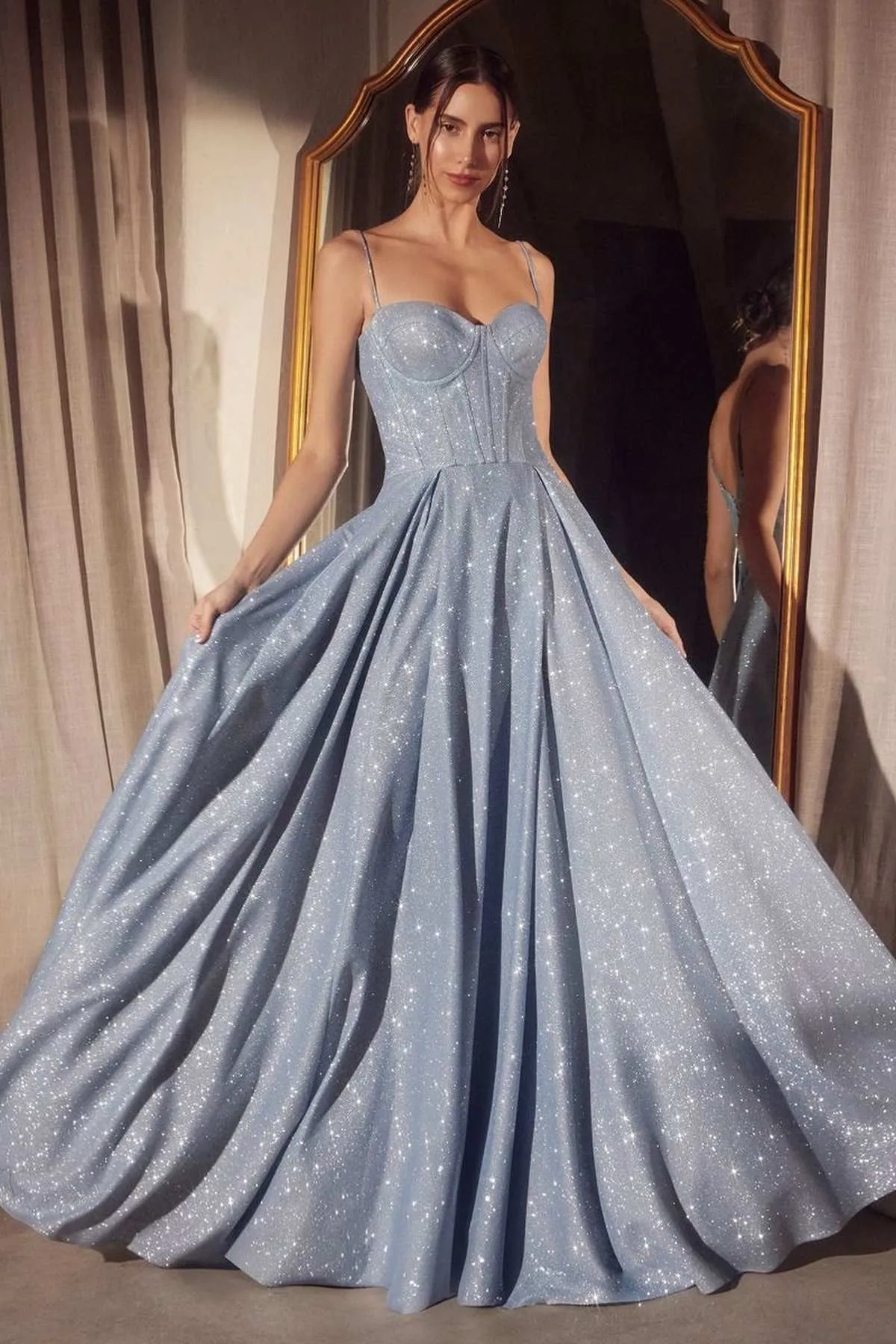 Ladivine Amoris T706 Dress Off the Shoulder Fitted Gown