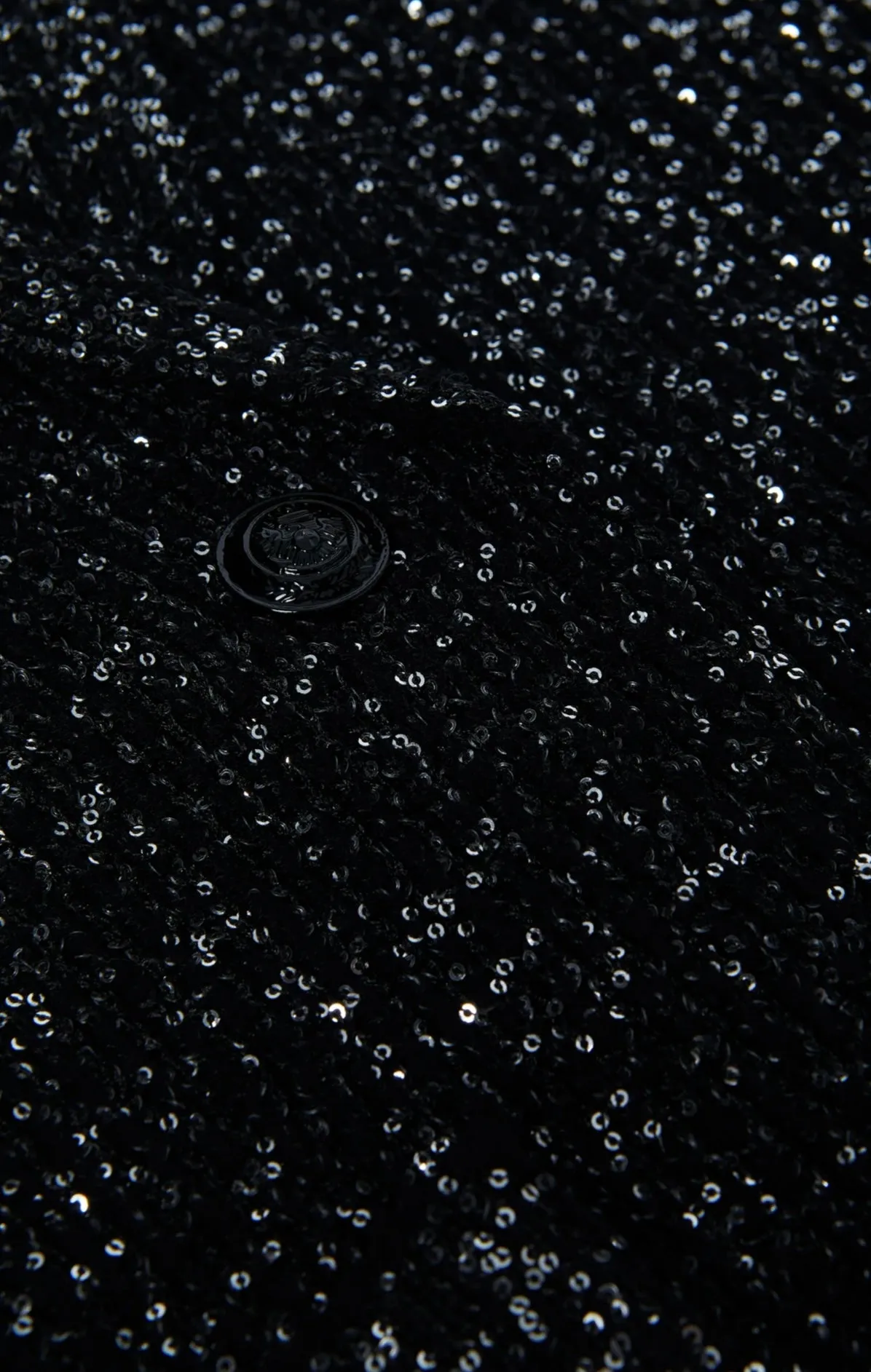 L’AGENCE - Leonora Sequin Knit Blazer - Black/Silver Sequin