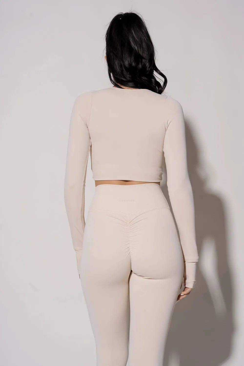 Laguna L/S Crop Top - Dew