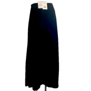LAURA ASHLEY sz 8 black  velvet  A-LINE skirt NWT