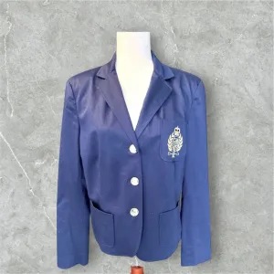 Lauren Ralph Lauren Structured Nautical Preppy Blazer Size Large EUC