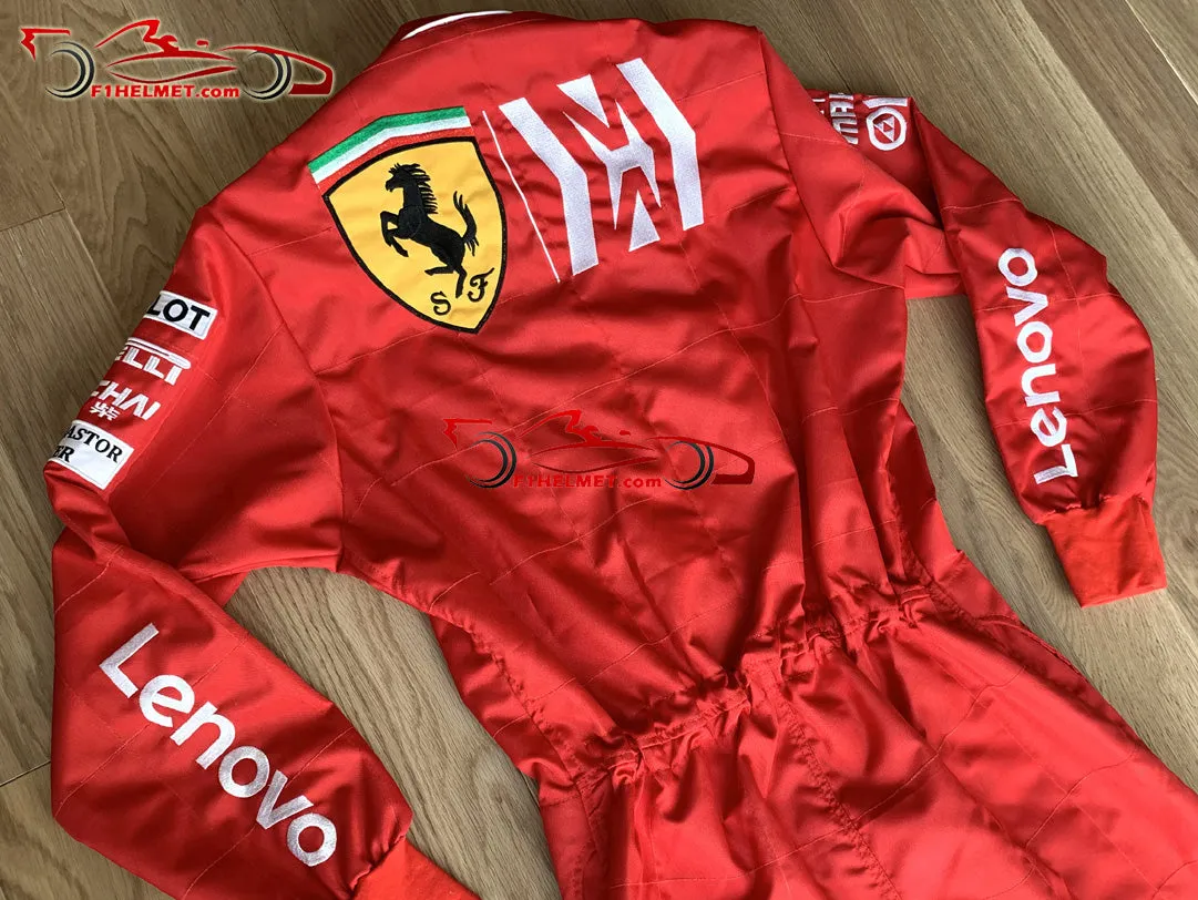 Leclerc 2019 Mission Winnow Replica racing suit / Ferrari F1