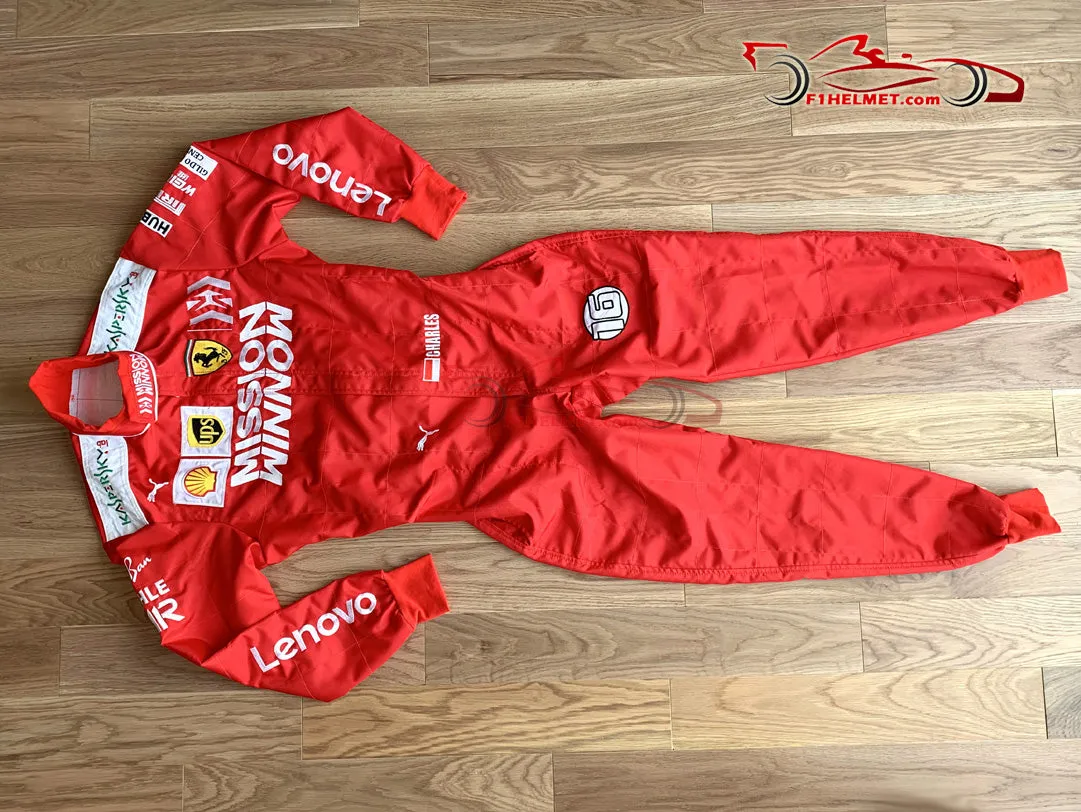 Leclerc 2019 Mission Winnow Replica racing suit / Ferrari F1