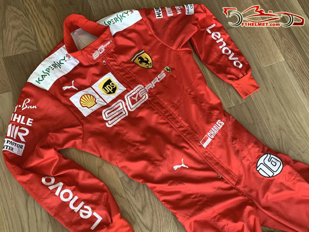 Leclerc 2019 Scuderia Ferrari 90 Years Replica racing suit / Ferrari F1