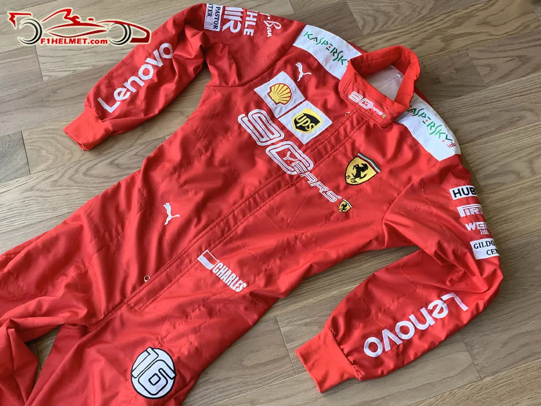 Leclerc 2019 Scuderia Ferrari 90 Years Replica racing suit / Ferrari F1