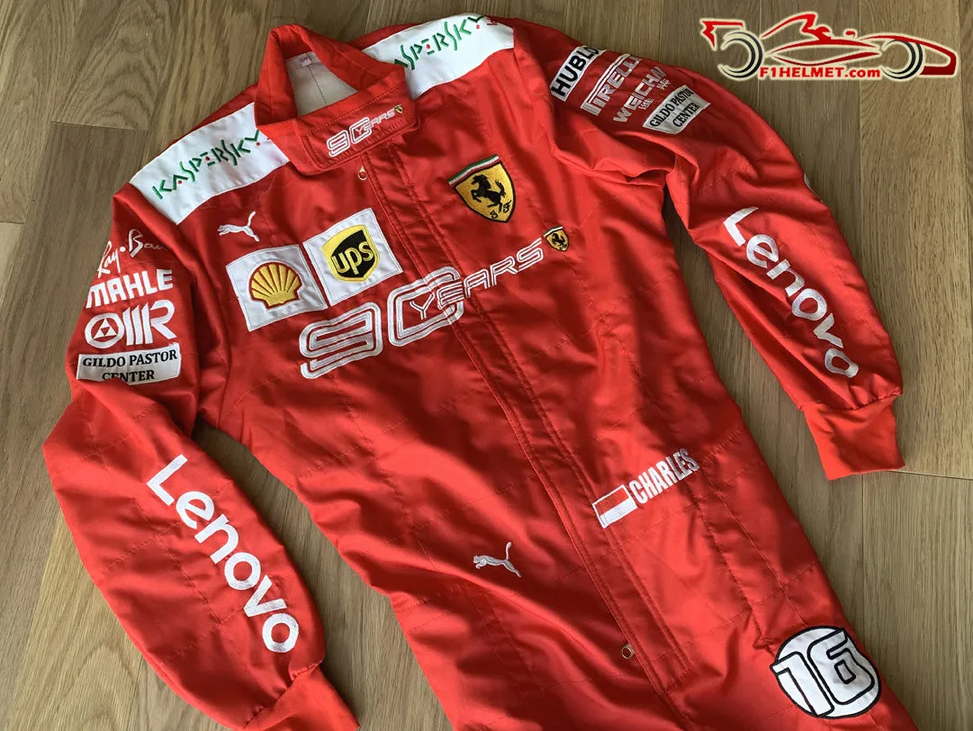 Leclerc 2019 Scuderia Ferrari 90 Years Replica racing suit / Ferrari F1