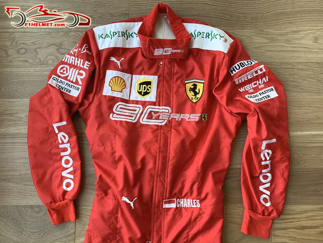 Leclerc 2019 Scuderia Ferrari 90 Years Replica racing suit / Ferrari F1