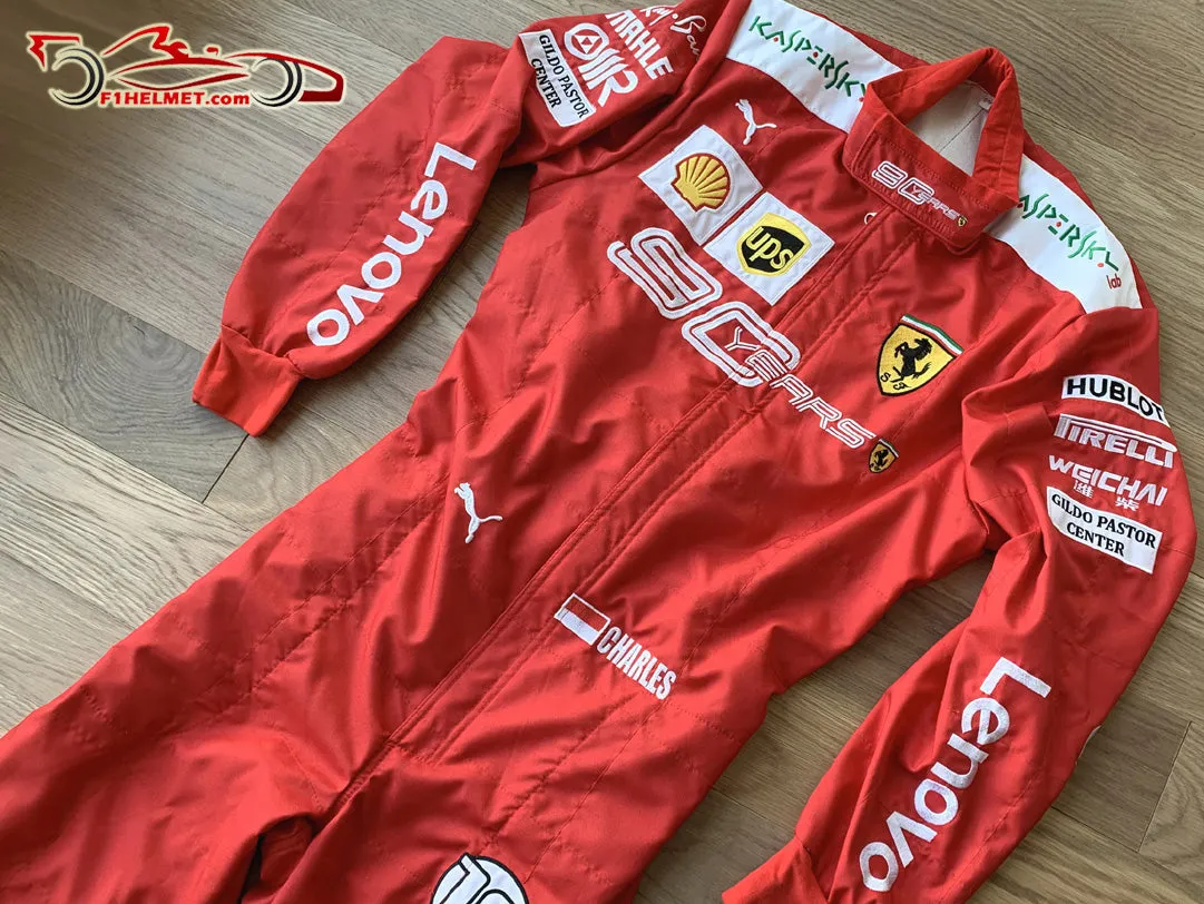 Leclerc 2019 Scuderia Ferrari 90 Years Replica racing suit / Ferrari F1