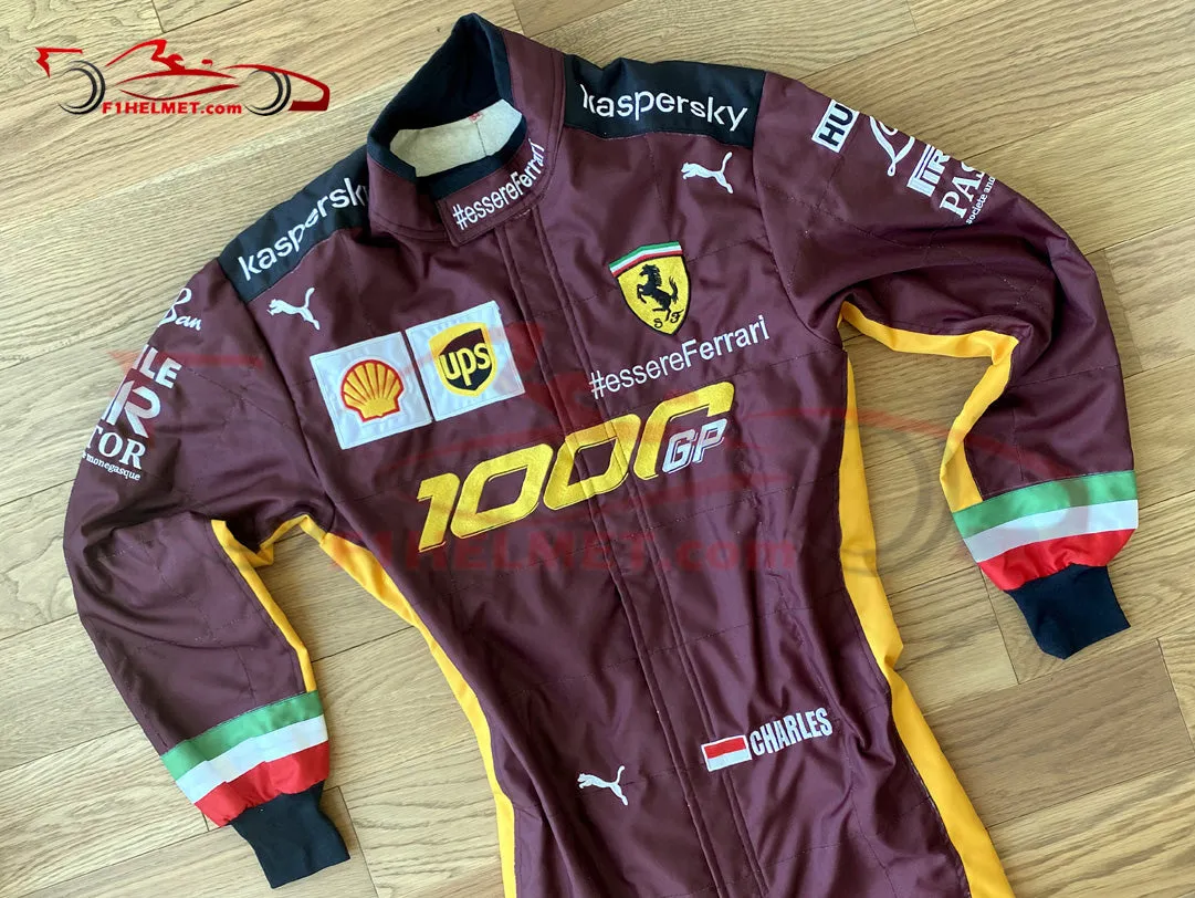 Leclerc 2020 Ferrari 1000 GP Replica racing suit / OFFER