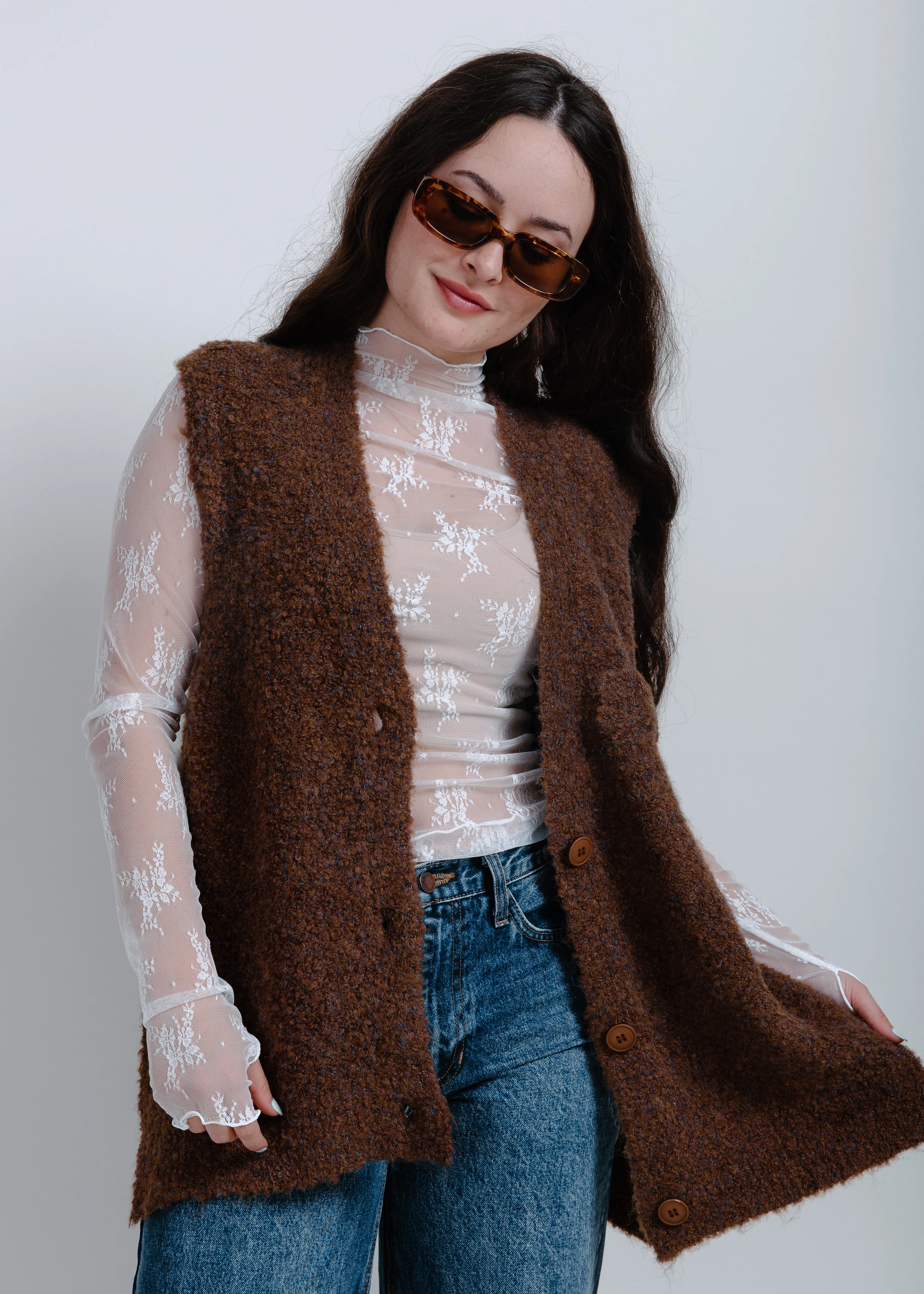 Liana Lace Top - White