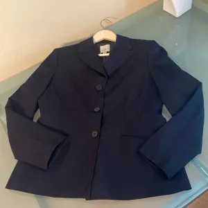 Like NEW Anne Klein Notched Collar Blazer with Stretch Size 8