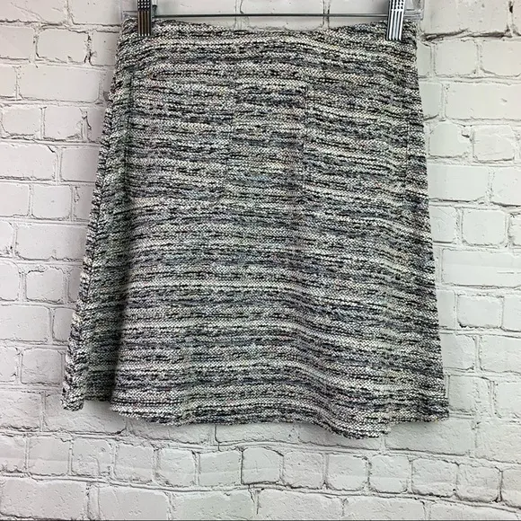 Loft multi color tweed a-Line skirt XXSP