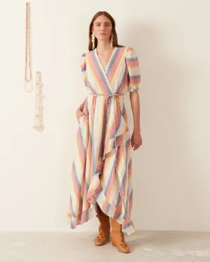 Lola Sunset Wrap Dress