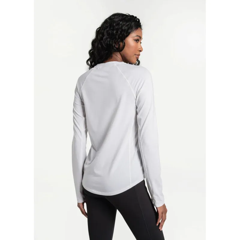 Lole Women's Performance Wool Long Sleeve - Black Beauty & Abalone