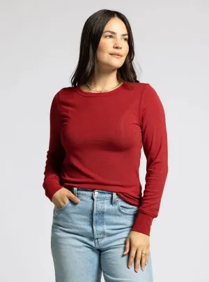 LONG SLEEVE BASIC STACY TOP