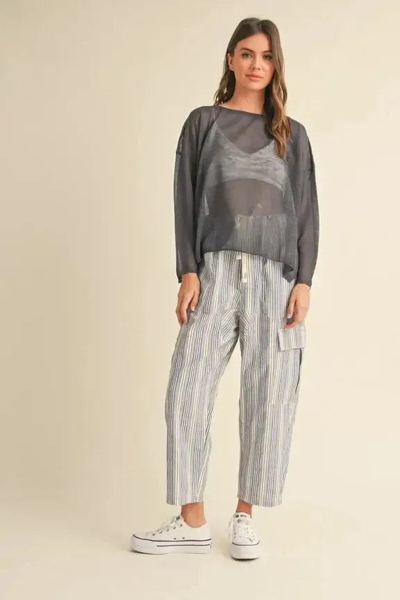 LONG SLEEVE LIGHT WEIGHT TOP