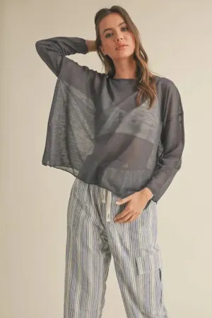 LONG SLEEVE LIGHT WEIGHT TOP